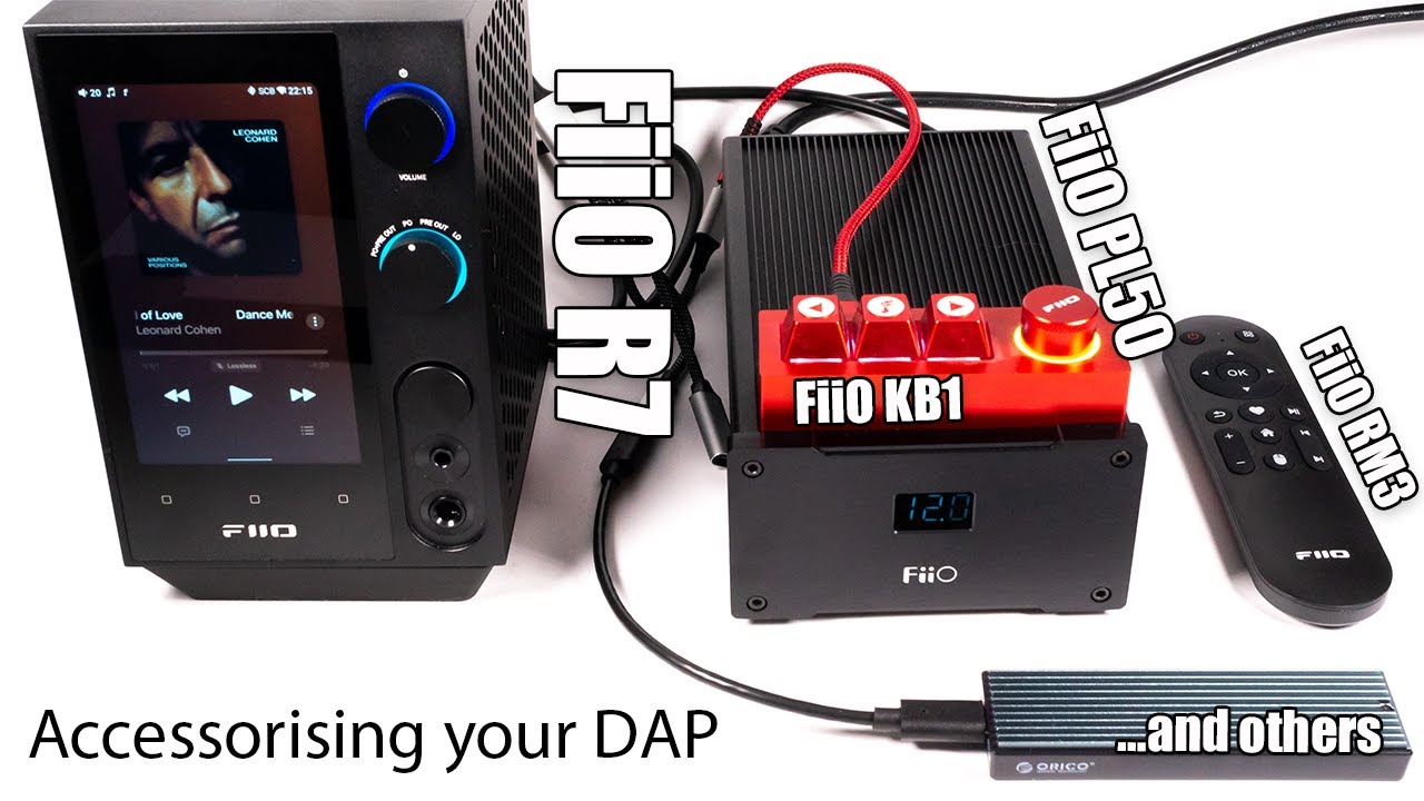 Useful accessories for FiiO R7 and other DAPs